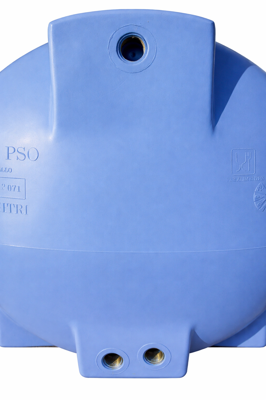 Cisterna Acqua Potabile Orizzontale 1000 Litri con Filetti in Ottone – Made in Italy - Starplast