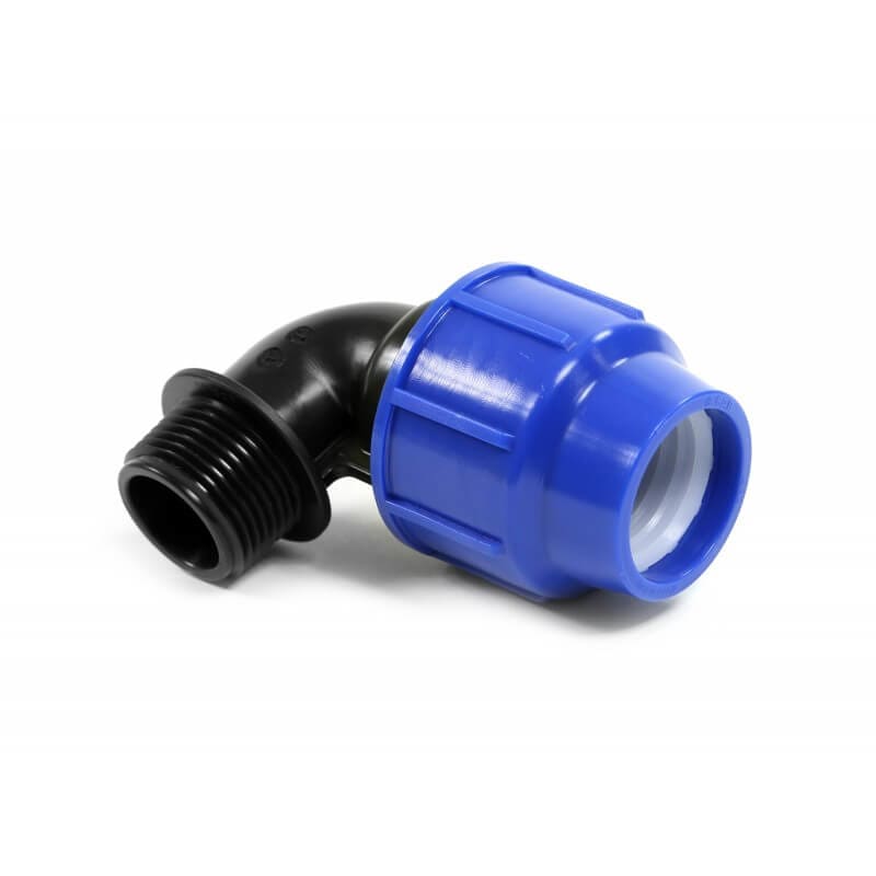 Curva 90° Compressione Maschio - RACCORDI COMPRESSIONE