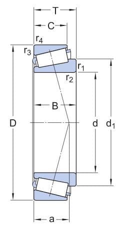 Cuscinetto KSB 30204 - CUSCINETTI KSB
