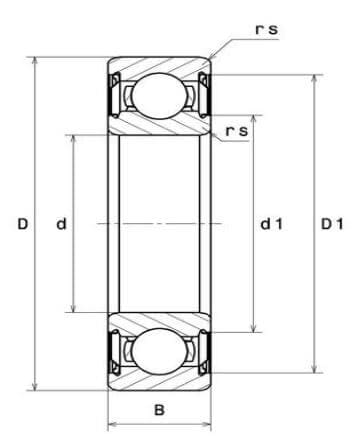 Cuscinetto NTN 6005 - CUSCINETTI NTN
