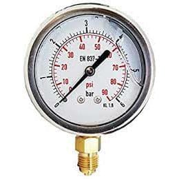 Manometro alla Glicerina - ACCESSORI FILTRI