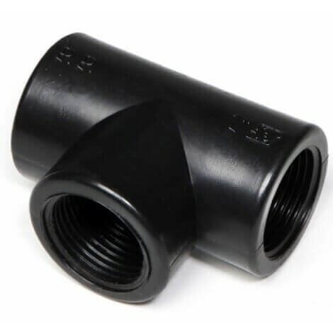 Raccordo a T Filettato Femmina Plastica - RACCORDI