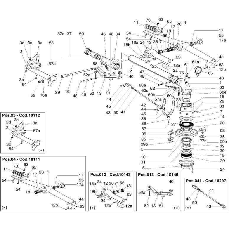 Ricambi Irrigatore Mizar 23 - RICAMBI IRRIGATORE MIZAR