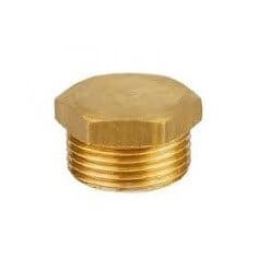 Tappo Maschio Filettato Ottone - RACCORDI FILETTATI OTTONE