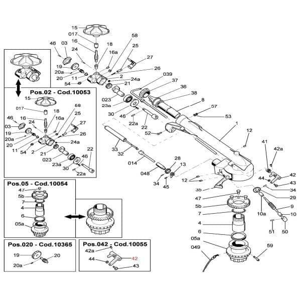 30208 Spina 3 x 18 Posizione 34 - RICAMBI IRRIGATORE RIVER