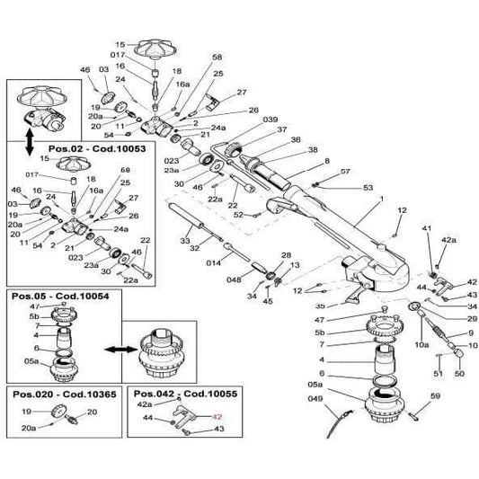 30640 Rompigetto Posizione 39 - RICAMBI IRRIGATORE RIVER
