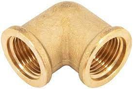 Curva Filettata Ottone - F x F 1/2 - RACCORDI FILETTATI