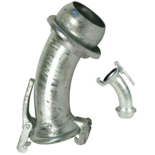 Curva Sferica Zincata - 45° 60 - RACCORDI ZINCATI SFERICI