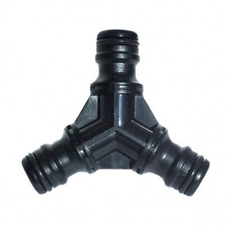 Giunto a 3 Vie per Attacco Rapido - RACCORDI GIARDINAGGIO