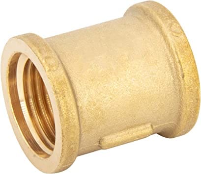 Manicotto Filettato Ottone - 1/2 - RACCORDI FILETTATI OTTONE