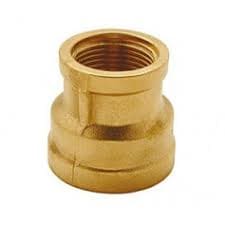 Manicotto Filettato Ottone - 1/2 x 3/8 - RACCORDI FILETTATI