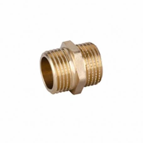 Nipplo Filettato Ottone - 1/2 - RACCORDI FILETTATI OTTONE