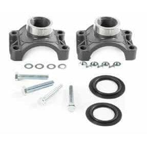 Presa a Staffa Doppia per Tubo PE - 2 x 90 c/anello inox -