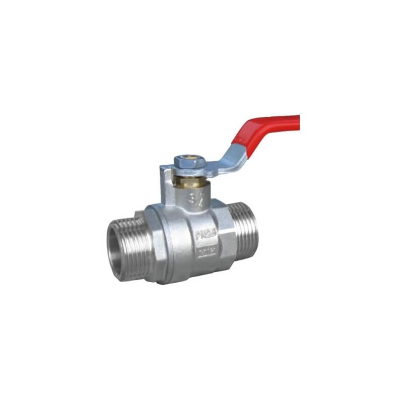 Valvola a Sfera Ridotta M x M 1/2 x 3/8 - VALVOLE OTTONE