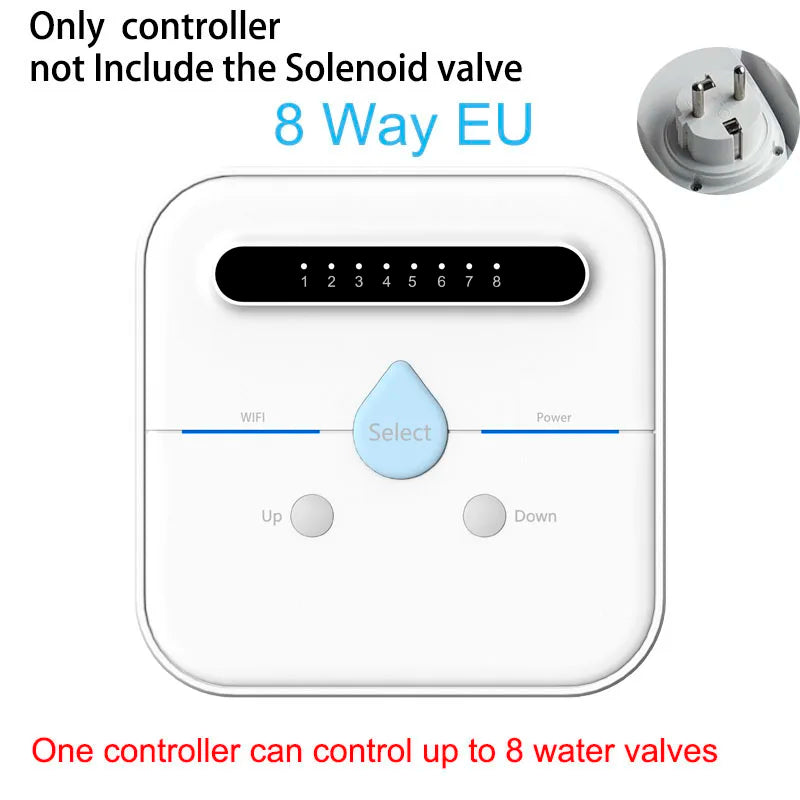 Smart Irrigation Controller Water Valve Controller Wifi Automatic Irrigation Watering System Smart Garden Watering Timer