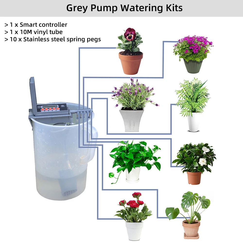 Automatic Micro Home Drip Irrigation Watering Kits System Sprinkler with Smart Controller for Garden,Bonsai Indoor Use #22018