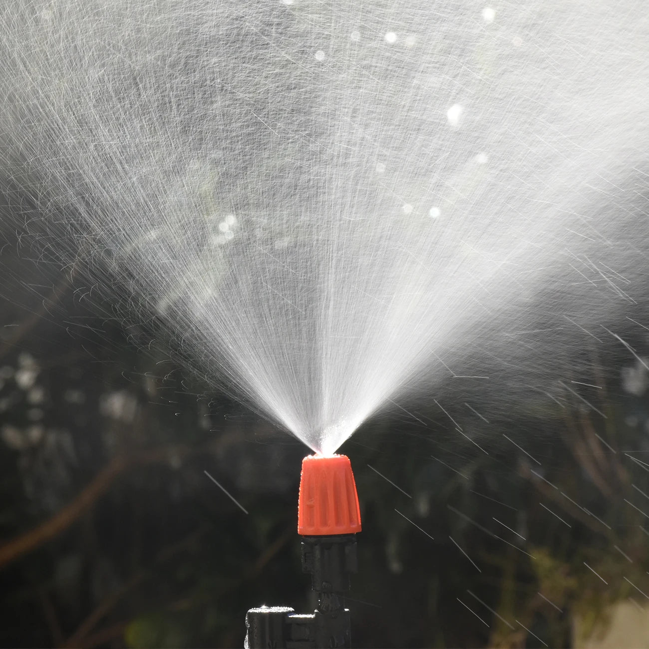 20X 1/4 Inches Nozzle Dripper Watering Sprayer Misting Atomizing Sprinkler Garden Drip Irrigation System W/ Hose Tee Connector