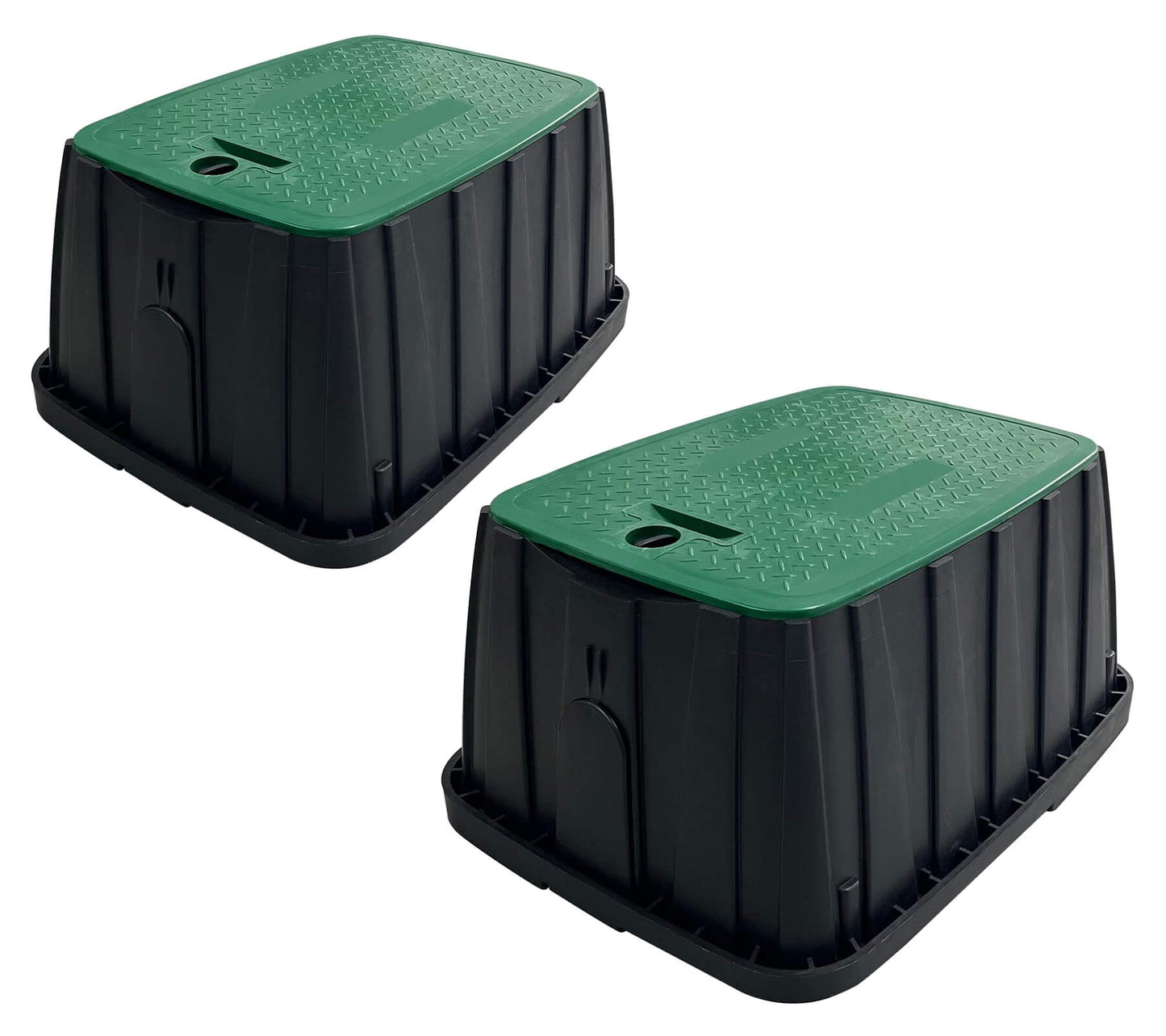 Pozzetto Rettangolare da Giardino Ispezionabile in Plastica con Coperchio