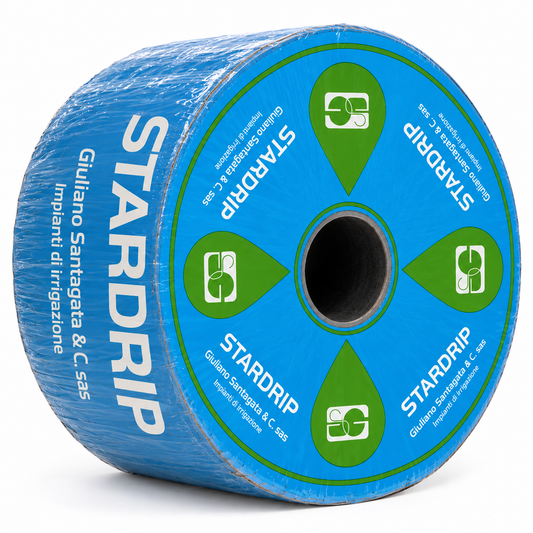 Manichetta Gocciolante Stardrip Ø 16 mm – 12 mil – Passo 30 cm – portata 1,1 L/h rotolo da 1700mt