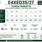 Pompa Sommersa Caprari Serie E4XD - E4XPD – 4" - Solo Pompa Senza Motore