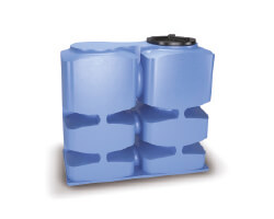 Cisterna Acqua Potabile 1000 Litri Stretta Salvaspazio con Filetti in Ottone – Made in Italy Starplast
