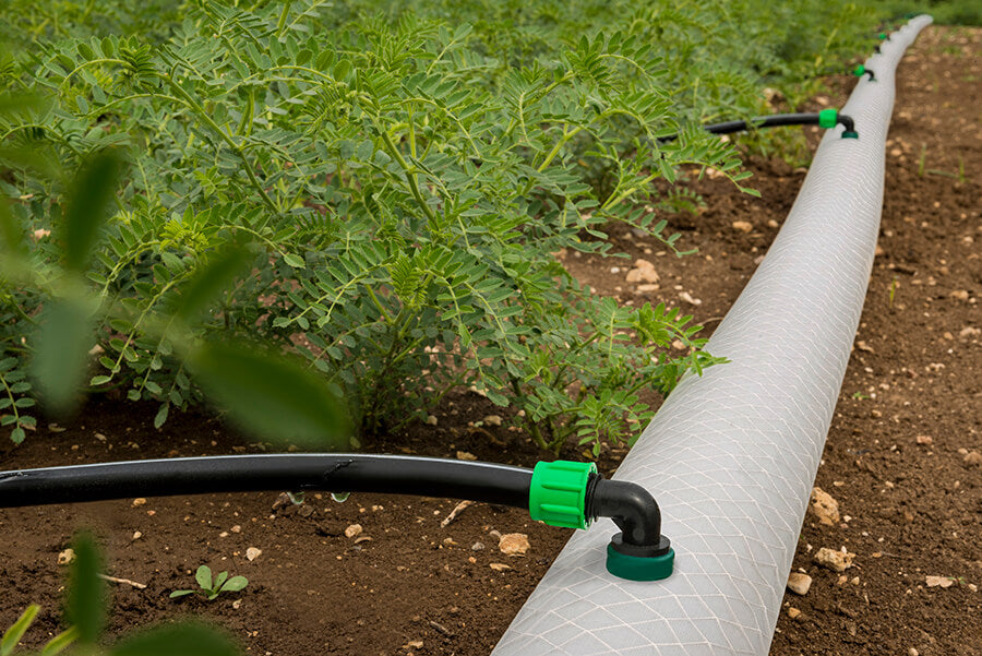 Tubo LayFlat Bianco 3" pre forato 160 cm - 170 cm - 180 cm rotolo da mt 100