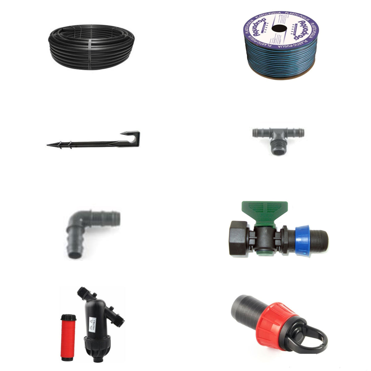 Kit Irrigazione a Goccia per Orto fino a 250 m² – Impianto Completo