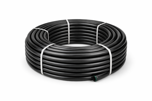 Tubo Polietilene Plastic Puglia - Sicher bassa densità nero PN 6 per Irrigazione da 16 -20 - 25 - 32 - 36 - 40 - Made in Italy