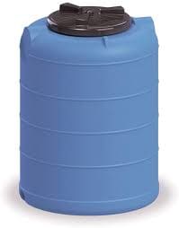 Cisterna Verticale in Plastica 300 Litri foro filettato ottone per Acqua Potabile Certificata – Made in Italy