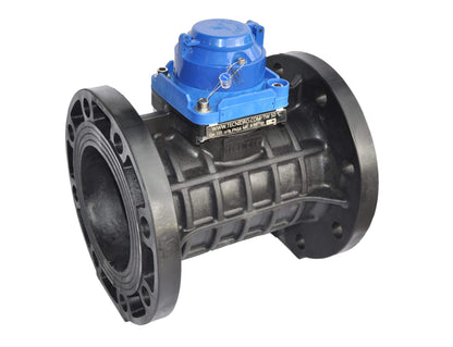 Contatore Contalitri Acqua per Pozzi in Plastica con attacchi Filettati - Flangiati - Misuratore di portata per Irrigazione dn 50- dn 80 - dn 100 - 3" - 2"