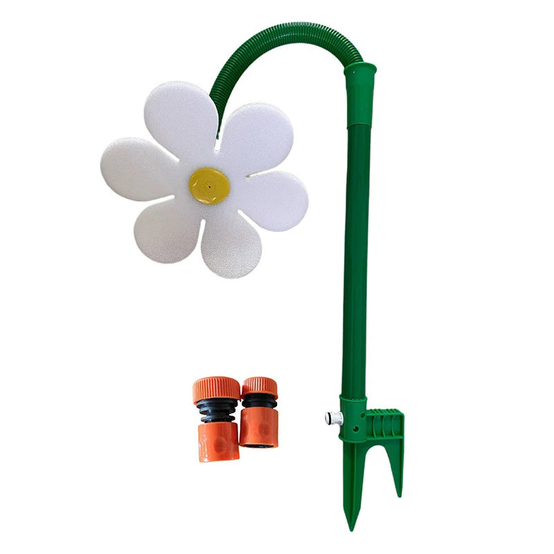 New Garden Sprinkler Sunflower Shower Water Spray Toy Dancing Daisy Sprinklers Yard Lawn Watering Garden Plant Watering Tools