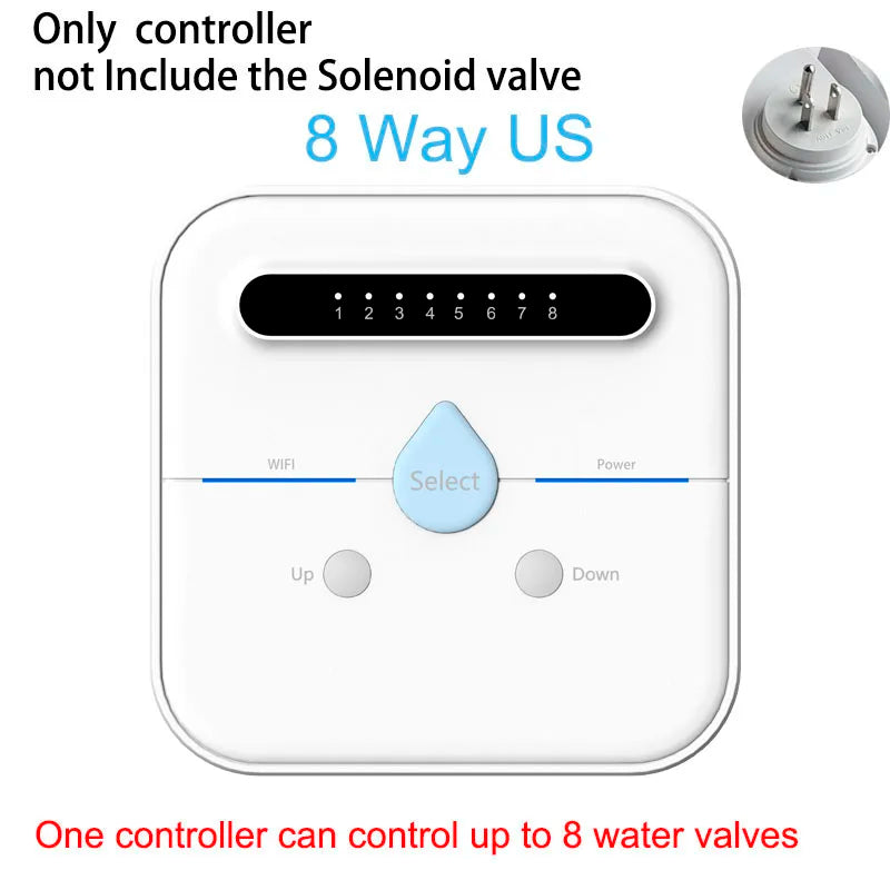 Smart Irrigation Controller Water Valve Controller Wifi Automatic Irrigation Watering System Smart Garden Watering Timer