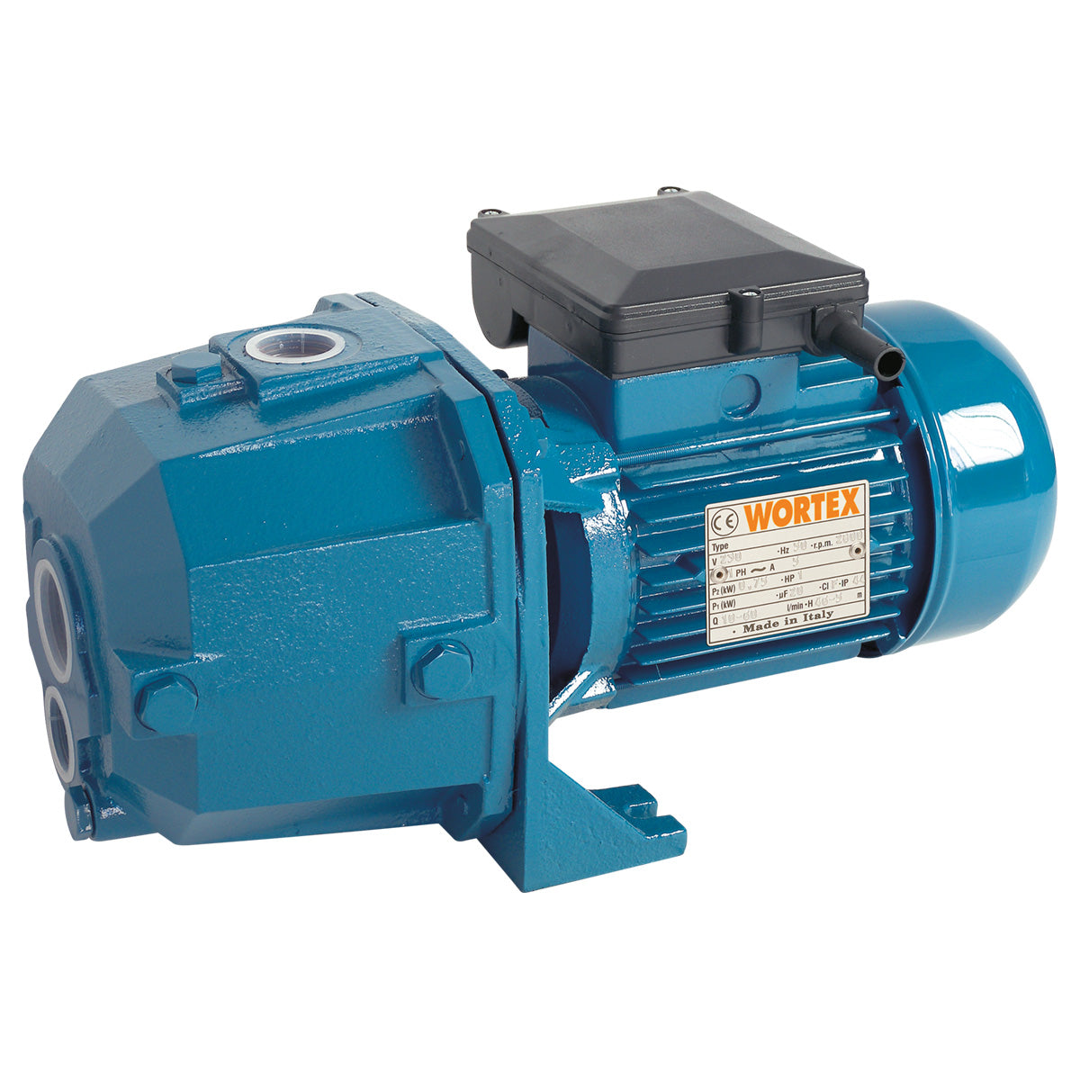 Pompa Autoadescante WORTEX JAP 100 – 1 HP – 230V – Eiettore per Aspirazione Profonda