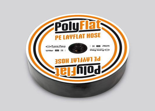 Tubo layflat in PE per impianti di irrigazione 2" - 3" - 4" Rotolo da mt 100