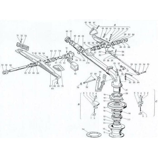 Rondella Portamolla T2N38 - RICAMBI IRRIGATORE NIAGARA 40